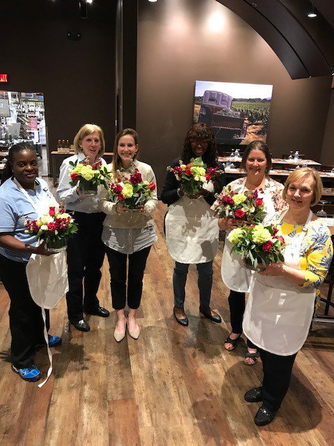 laurieatAT's tweet photo. So much fun at our recent event at @TotalWine in Arlington with these lovely ladies as we ushered in Spring with beautiful blooms! 
Missed this one? No worries, there are more events already scheduled and on the calendar!  Ck them out find one for you &amp; your friends! #girlsnight https://t.co/mrW2vrfilc