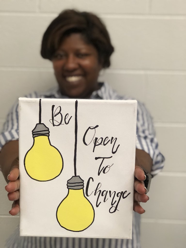 MissSunnyECSE's tweet photo. This is Ms. Astrid White, a TOD who works with Elementary and Middle school students at CLES and CLMS. She is our cheerleader 📣 and makes her students and coworkers feel appreciated #DeafEd #mycoworker #growthmindset #opentotry @white_vbtodhh #TODHH https://t.co/6okfyyMNRQ