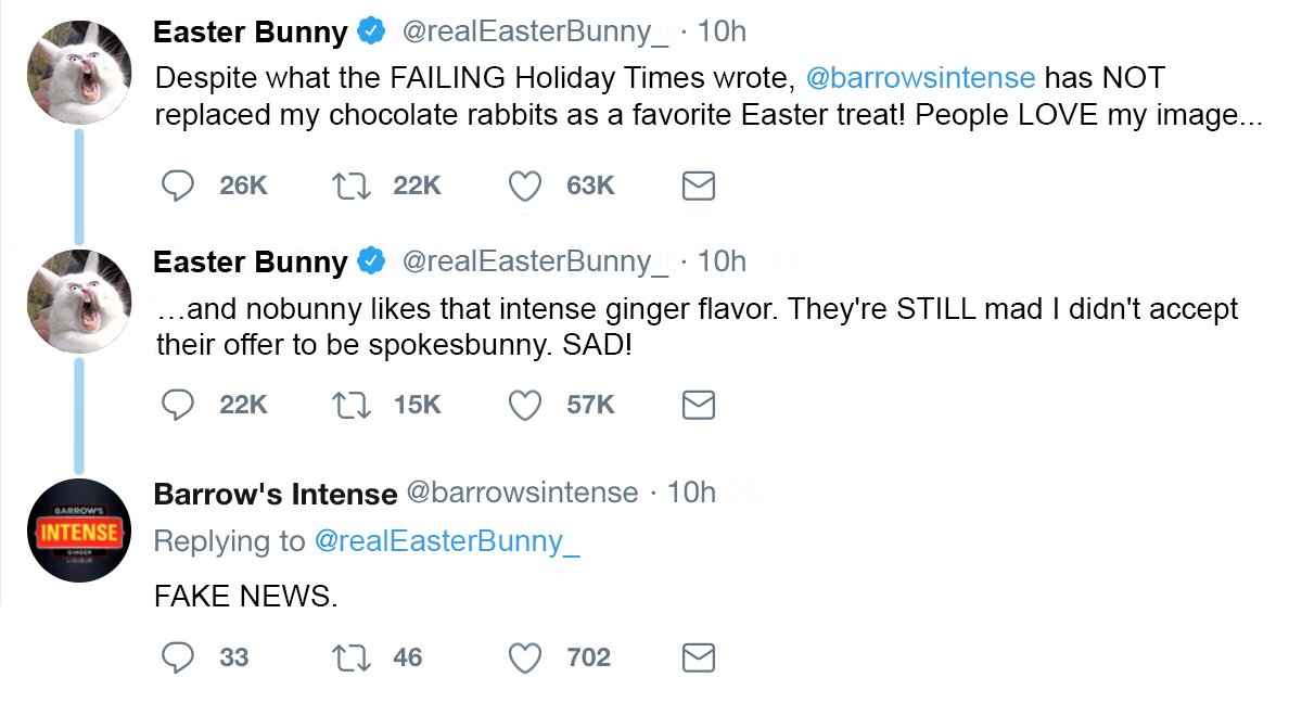 barrowsintense's tweet photo. #HappyEaster & #AprilFoolsDay!
#Easter2018 #EasterBunny #AprilFools2018 #AprilFoolsEaster https://t.co/QX31x5cYRx