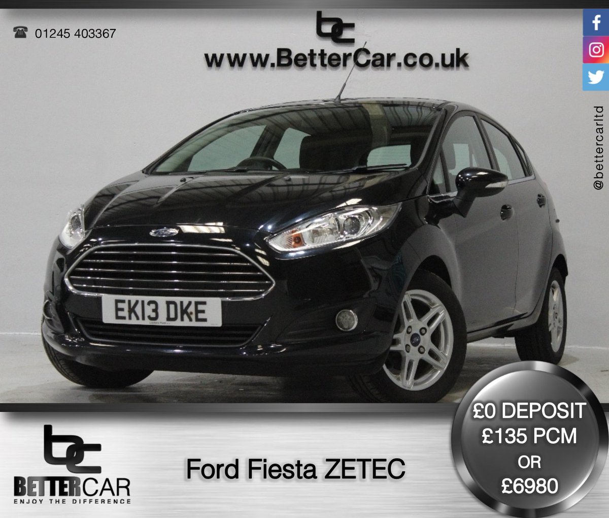 bettercarltd's tweet photo. **JUST ARRIVED FORD FIESTA ECOBOOST**

⚫️FINANCE AVAILABLE &amp; PART EXCHANGE WELCOME

⚫️£6980 or £135 PCM

⚫️📞01245 403367 FOR MORE INFORMATION

T&amp;C’s APPLY.
https://t.co/MnbsAcBZBO

#bettercar #chelmsford #fiesta #carsofinstagram #carsforsale #ford #ecoboost #usedcars https://t.co/F69hTu6o4j