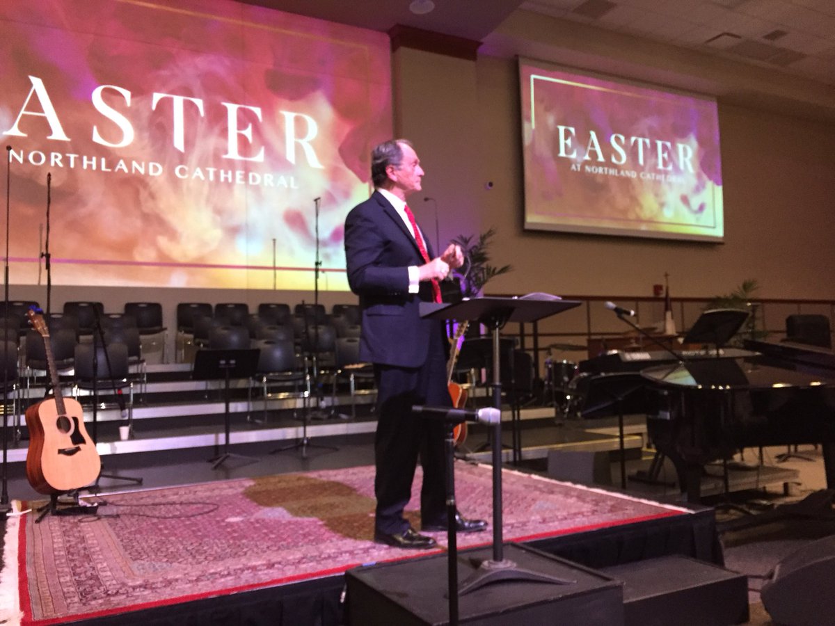 N_Cathedral's tweet photo. The stone was not rolled away to let him out, it was rolled away to let us in. - Pastor Harrup
#HeIsRisen #Easter2018 https://t.co/OlBRJL0z6p