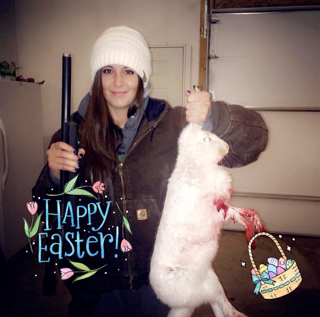 Roxi18Jensen's tweet photo. Sorry if you didn’t get any Easter eggs from the Easter 🐰... caught this one digging through my eggplant garden... #ihatemyselftoo https://t.co/05qbiflmc7