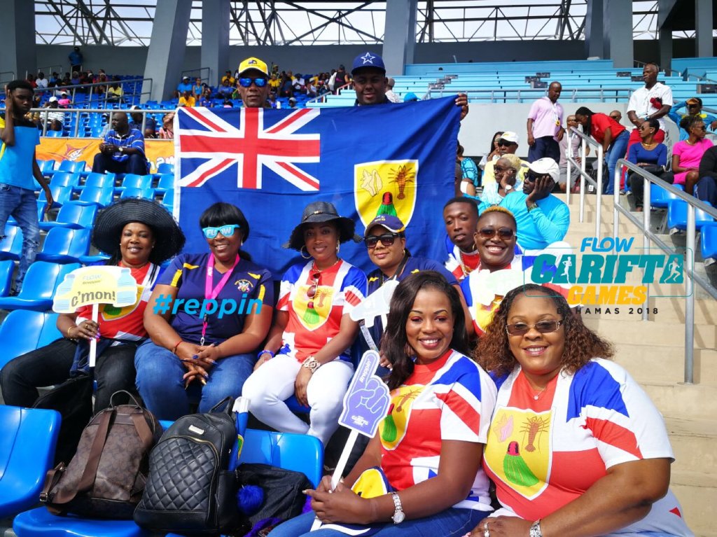 FlowSportsApp's tweet photo. We took the stands in with the morning session crowd!

#reppin #FlowCARIFTA https://t.co/7ZWxI8DzWw