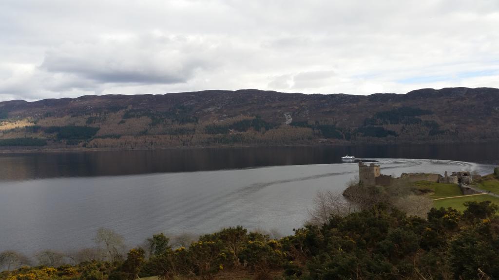 Pre season check of #Lochness to see whether Nessie has returned from her winter vacation in the #Carribean .