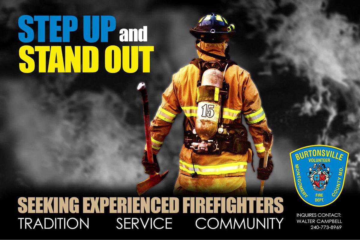 ConsultWithWalt's tweet photo. Who’s ready to #StepUpAndStandOut and #VoluneerWithPurpose ?
#firefighters #volunteerfirefighters #firefighter #burtonsville #PAFirefighters #MDFirefighters #VAFirefighters #DEFirefighters #NJFirefighters https://t.co/auMeKzwGxu