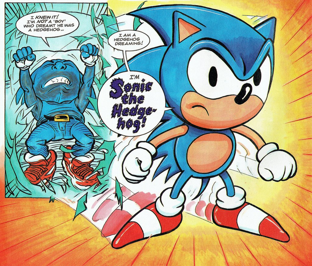 Fleetway Sonic the Comic Appreciation n No Context on Twitter