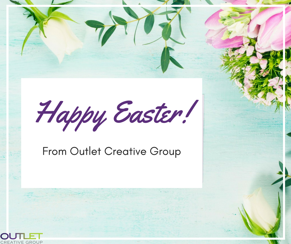 408_Marketing's tweet photo. Happy Easter from Outlet Creative Group! #easter2018 #eastersunday #easter #marketing #hcmktg #weekend https://t.co/dI2xWBqFn8