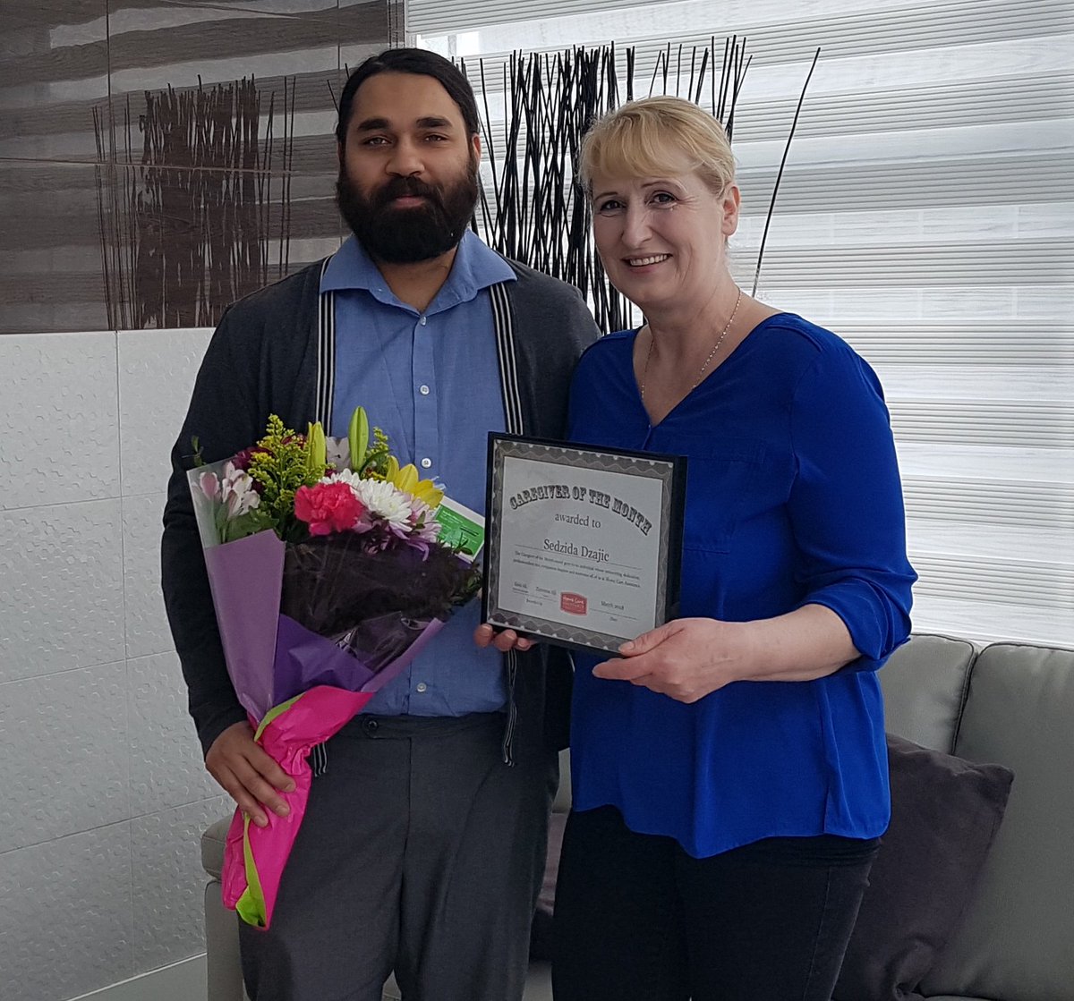 We'd like to congratulate and honour Sedzida Dzajic with Employee of the Month for April! Sedzida makes such a big difference in the lives of our clients and from all of us here at Home Care Assistance Edmonton we’re so happy to have her apart of our team!