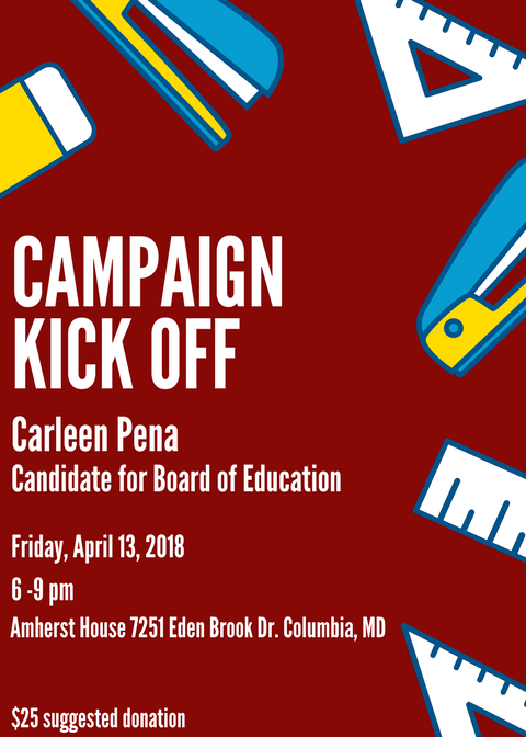CarleenPena4BOE's tweet photo. Campaign Kickoff April 13 at Amherst House https://t.co/kfb1e0s517