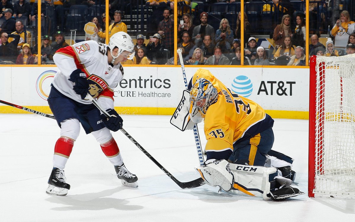 FlaPanthers's tweet photo. The #Cats square off against the @PredsNHL on Tuesday for one of the last four home games of the regular season. Get your #VerifiedTickets from @Ticketmaster to get in, guaranteed.
Β» https://t.co/2HJmyEzjf6 https://t.co/XfNAXF0iB7