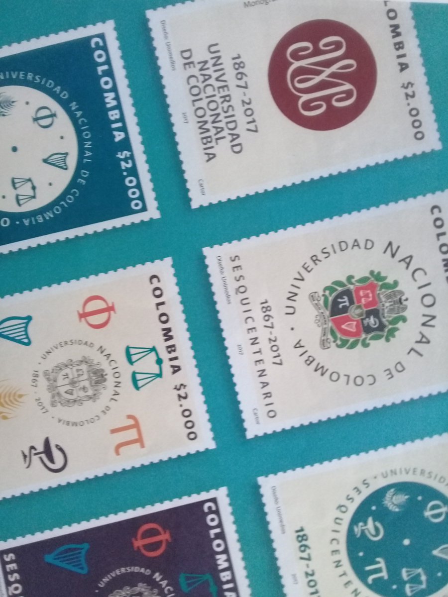 herbertgiraldo's tweet photo. Una de las actividades presididas por @MantillaIgnacio con motivo del Sesquicentenario de la @UNColombia fue el lanzamiento de la colección de 12 Sellos Postales por parte de @472Colombia y @Ministerio_TIC #LaUNCuenta #modosesqui https://t.co/H0Xj4FdUNV
