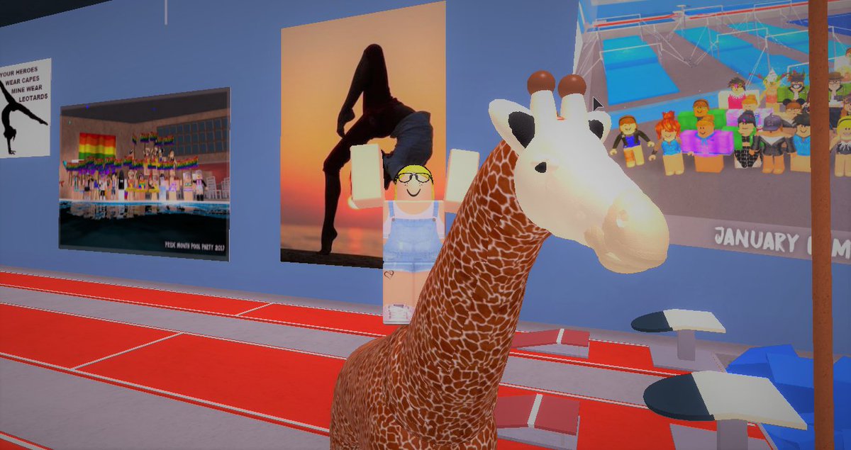 missflex_xo's tweet photo. who needs a zoo when you have the gym?? @RobloxGymnastic https://t.co/gIwfquAt61