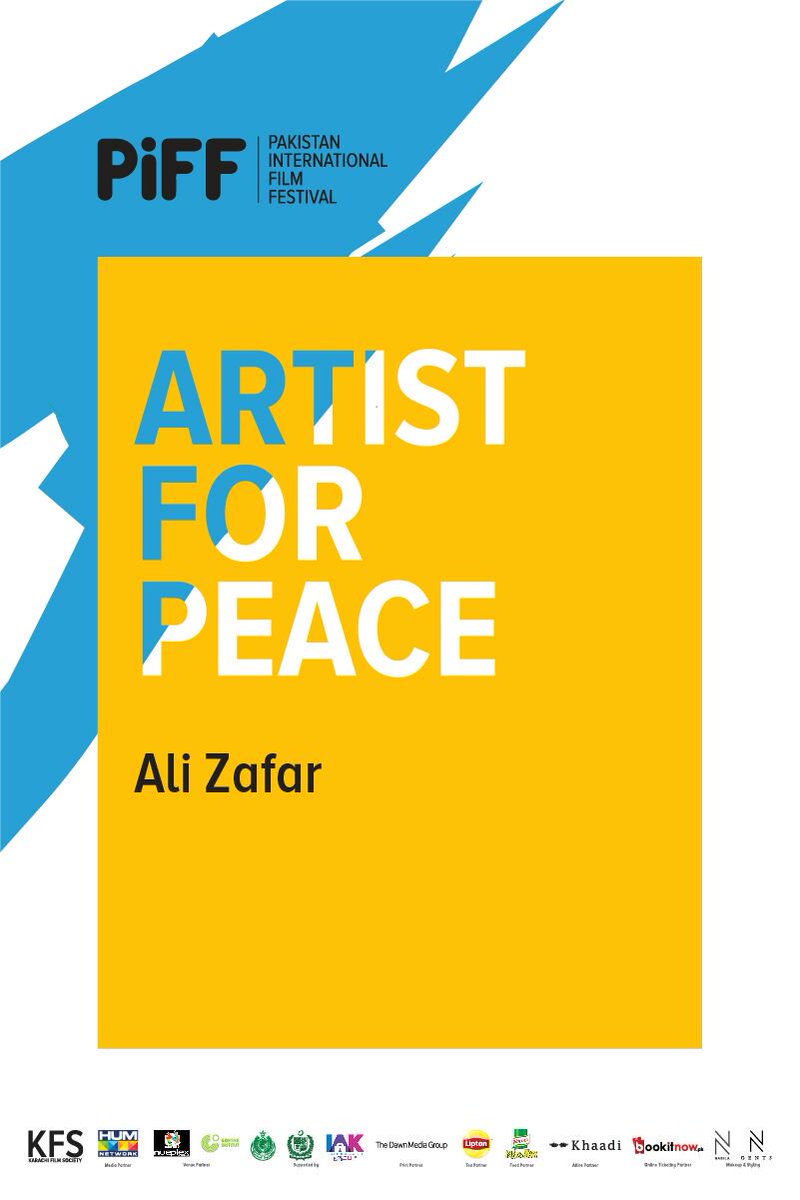 PIFF_Festival's tweet photo. The award for the best artist for peace goes to the incredible @AliZafarsays.

#PIFFkaScene #PIFF2018 https://t.co/BVBoOiuVVo