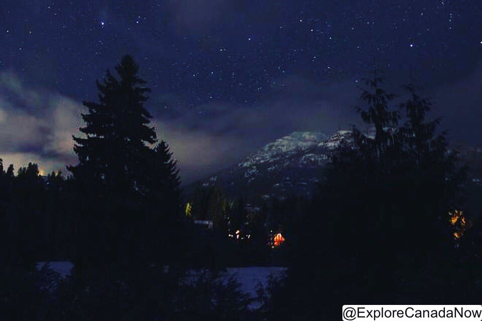 Beautiful night in Whistler                       bit.ly/2uBAgmj                                #ExploreCanadaNow