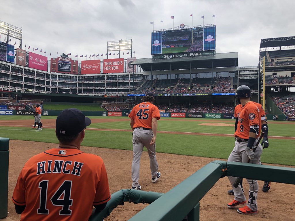 RT @JuliaMorales: Gerrit Cole makes his @astros debut in this series finale. Join us now on @ATTSportsNetSW. https://t.co/fHSk1hVBnn