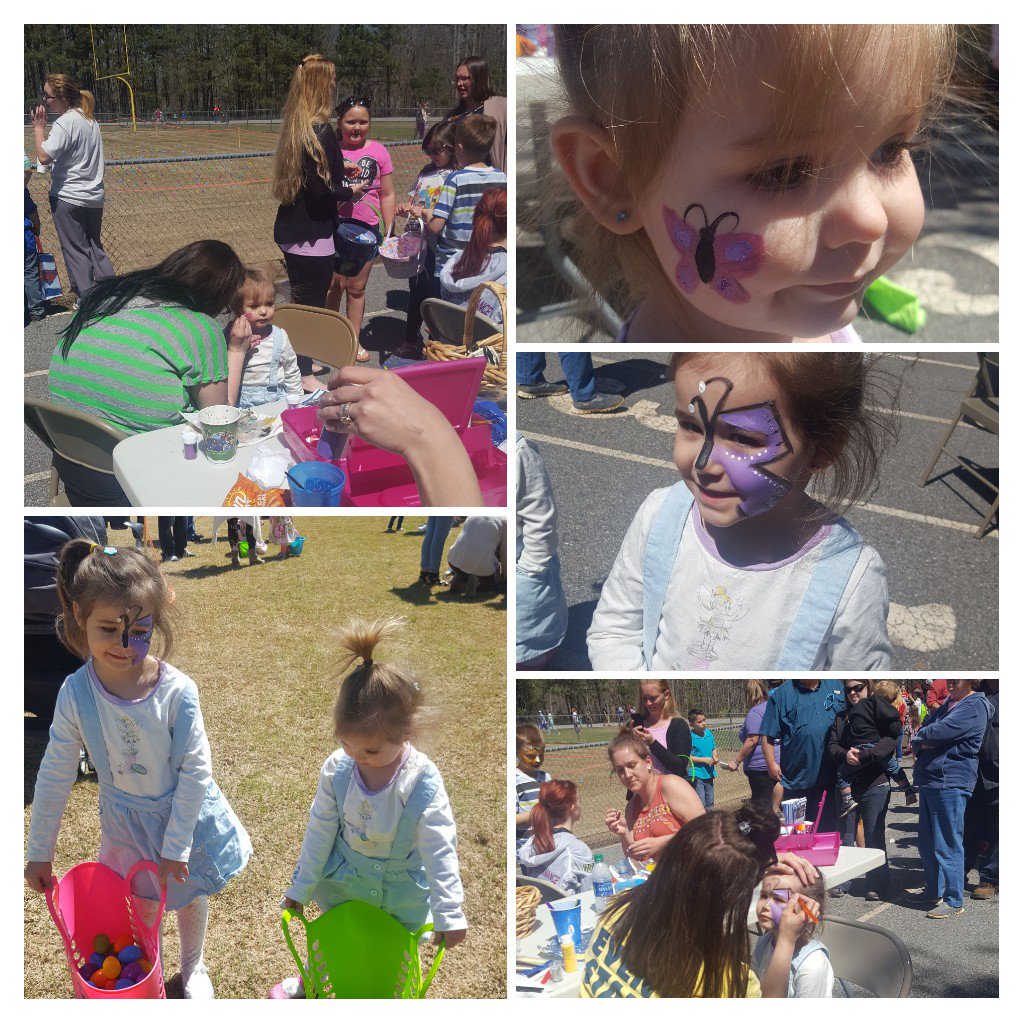MichelleAmhawk4's tweet photo. Easter egg hunt yesterday. https://t.co/B0Vet1QUmh