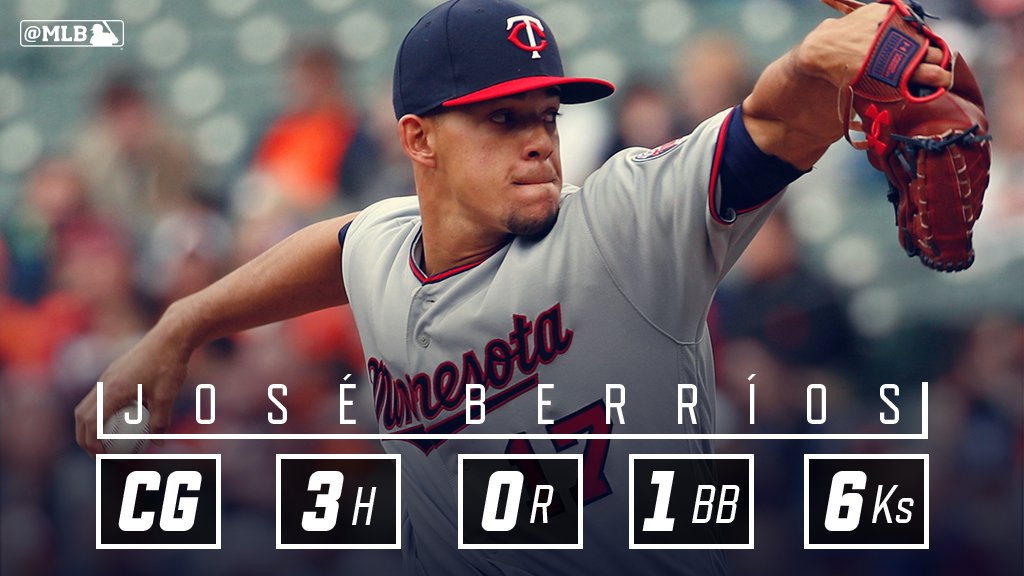 MLB's tweet photo. The first shutout of 2018 belongs to @JOLaMaKina. 👏👏 https://t.co/eOXOYKGrDB
