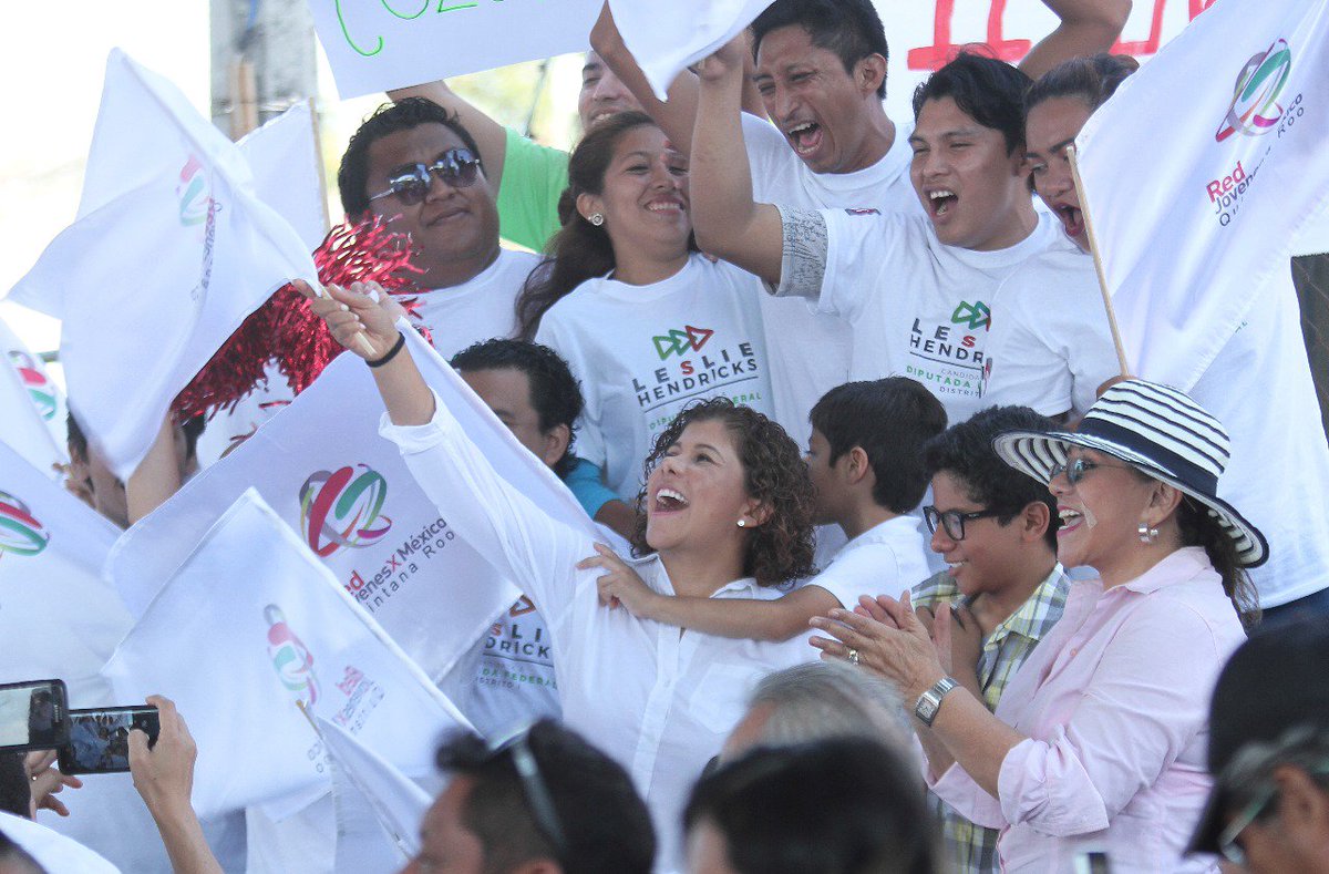 Hendricksles's tweet photo. Con toda energía y con el apoyo de los 5 municipios del #Dist1 arrancamos una campaña intensa, propositiva, de contraste y sin violencia.

¡Me sumo a @JoseAMeadeK #eliminemos el fuero a los funcionarios! 

#DelLadoBueno 
#Solidariad #Tulum #Cozumel #LazaroCardenas #IslaMujeres https://t.co/6Tfi3n7GuS