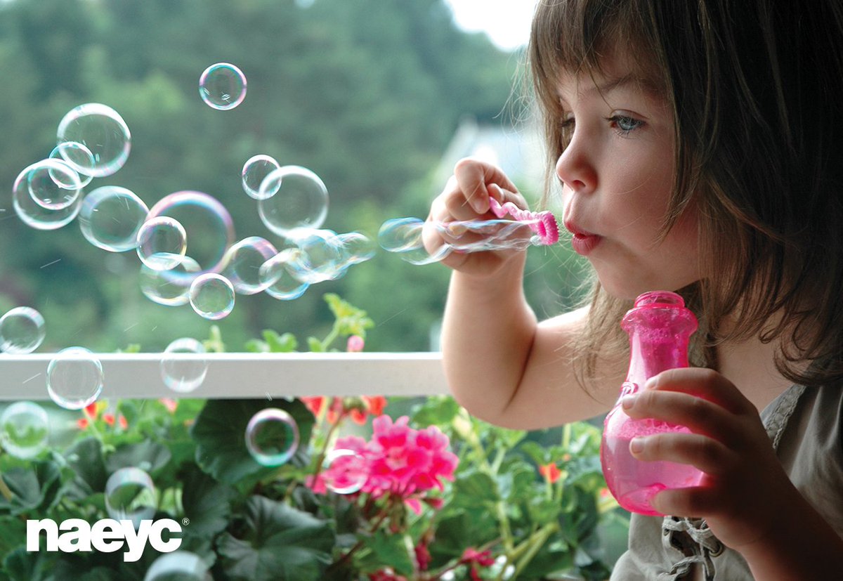 Bubble play is just plain fun. And it helps children cooperate, take turns, and solve problems. Try these bubble games with young children at home or in the classroom! bit.ly/2Gh6Qeu