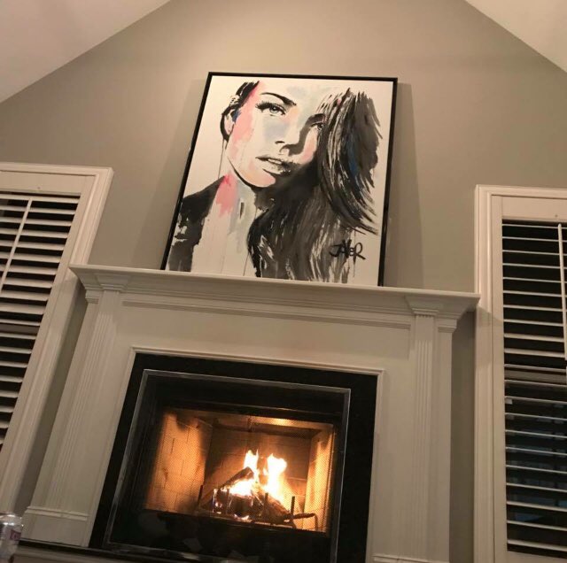Sharing the Love ❤️Original Jover art works #artinhomes from Bondi Beach Sydney and Melbourne in Oz to Illinois and NewYork USA . I thank you all 😀