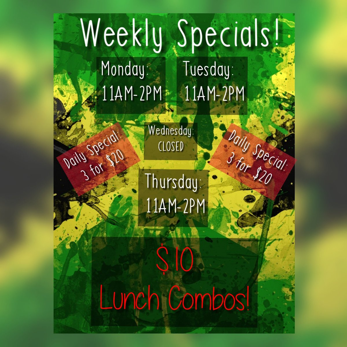 BrunnerBurrito's tweet photo. You Pick 3 Items:
1. Caribbean Burrito or Bowl🇯🇲🥙🌯
2. Mac &amp; Cheese or Nachos &amp; Cheese
3. A Selection of Coca-Cola Products
Pay only $10!!! What a deal⁉️⁉️
#statesboroga 
#foodtruck 
#caribbeancuisine 
#georgiasouthern https://t.co/PioSQWDJnB