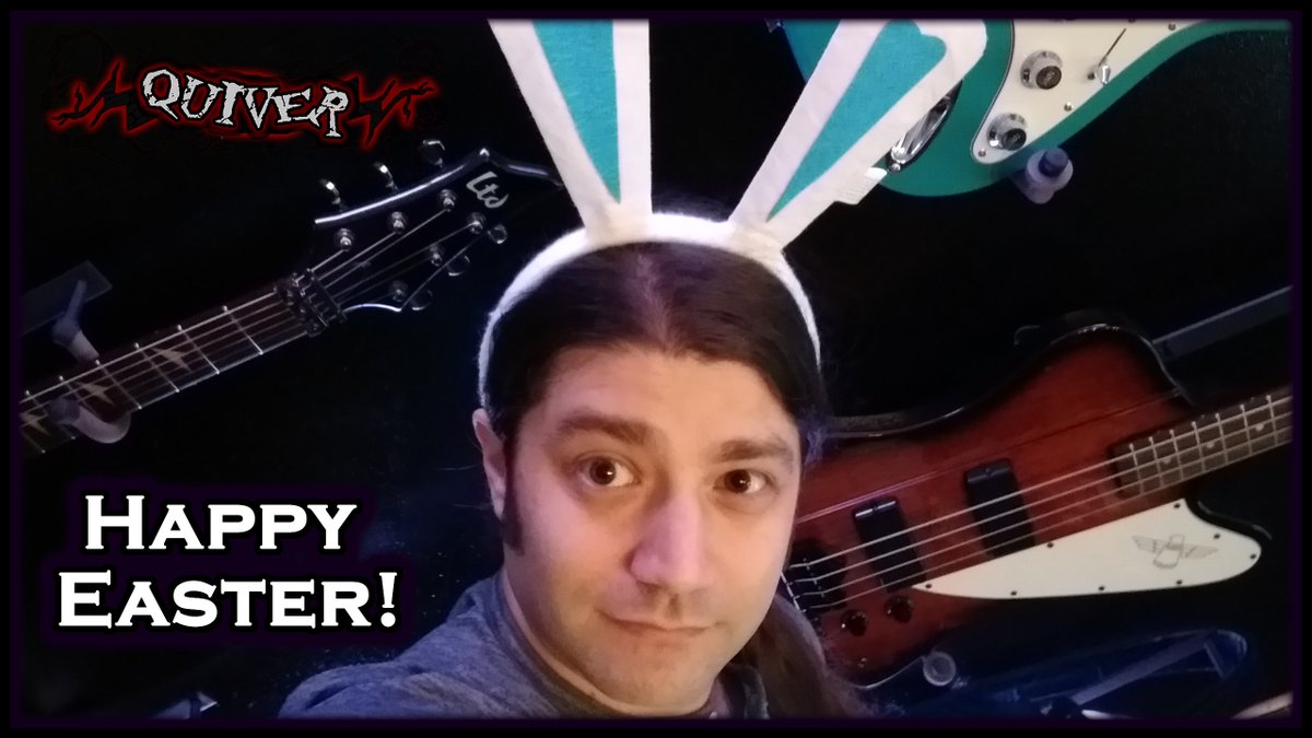🤘🔥 The Easter Bunny says, 'Rock On!'
Have a great day! 🤘🔥
#easterbunny  #rock #metal #guitars #bassguitar #happyeaster #easter #gibson  #gibsonthunderbird #espltd #seafoamgreen #stratocaster #guitarwall  #QUIVER