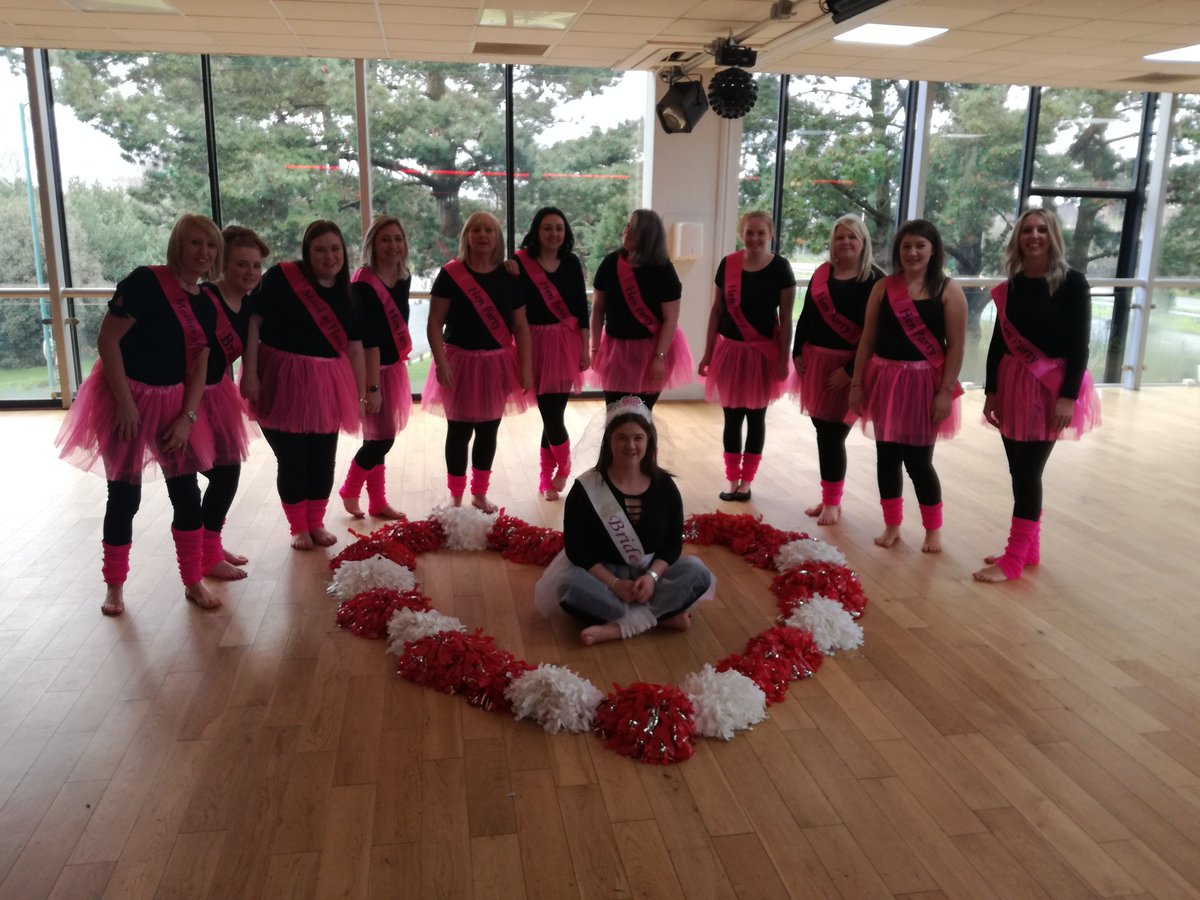 FionaCheerCo's tweet photo. @CheerleadingCo Lauren and hens at their #cheerleading #henparty in #Bournemouth #henideas #cheer #dance https://t.co/Jr0ODaIVwg