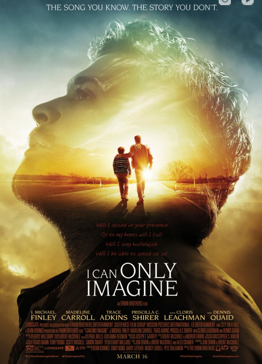SAVELIV35's tweet photo. This movie brings peace to the raging, Hope to the anguished, and breaks the chains of the past! #Icanonlyimaginemovie https://t.co/30UxKW76bD