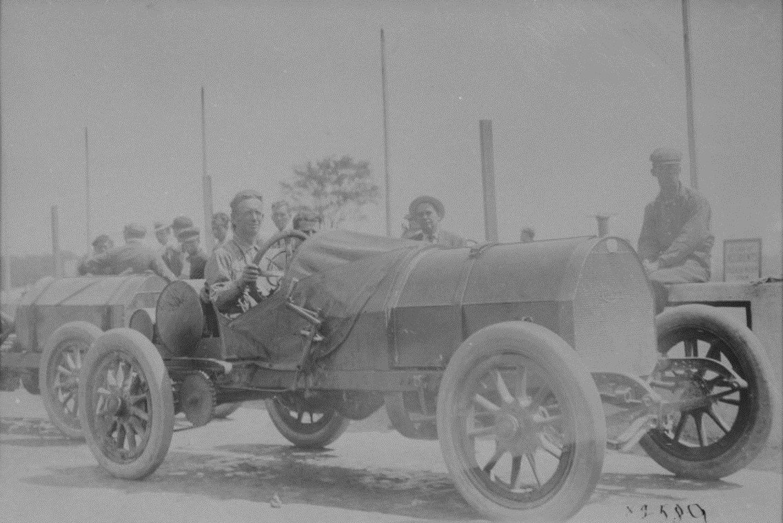 Andrew on Twitter: "Bill Endicott & Riding Mechanic, John Schatz, 1911  Indianapolis 500, Endicott started 37th & finished 26th.… "