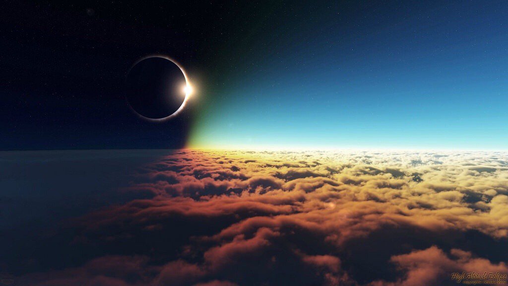 GenreFodder's tweet photo. annular #eclipse #fantasy #space #surreal #landscape https://t.co/nKhPvhYS9n