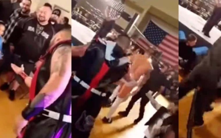 DiarioPresente's tweet photo. VÍDEO: Hombre golpea a luchador que le escupió a su hija | https://t.co/fmpxIoqoJJ | #DevinDanger #Noticias https://t.co/7OQnj9Dl8Q