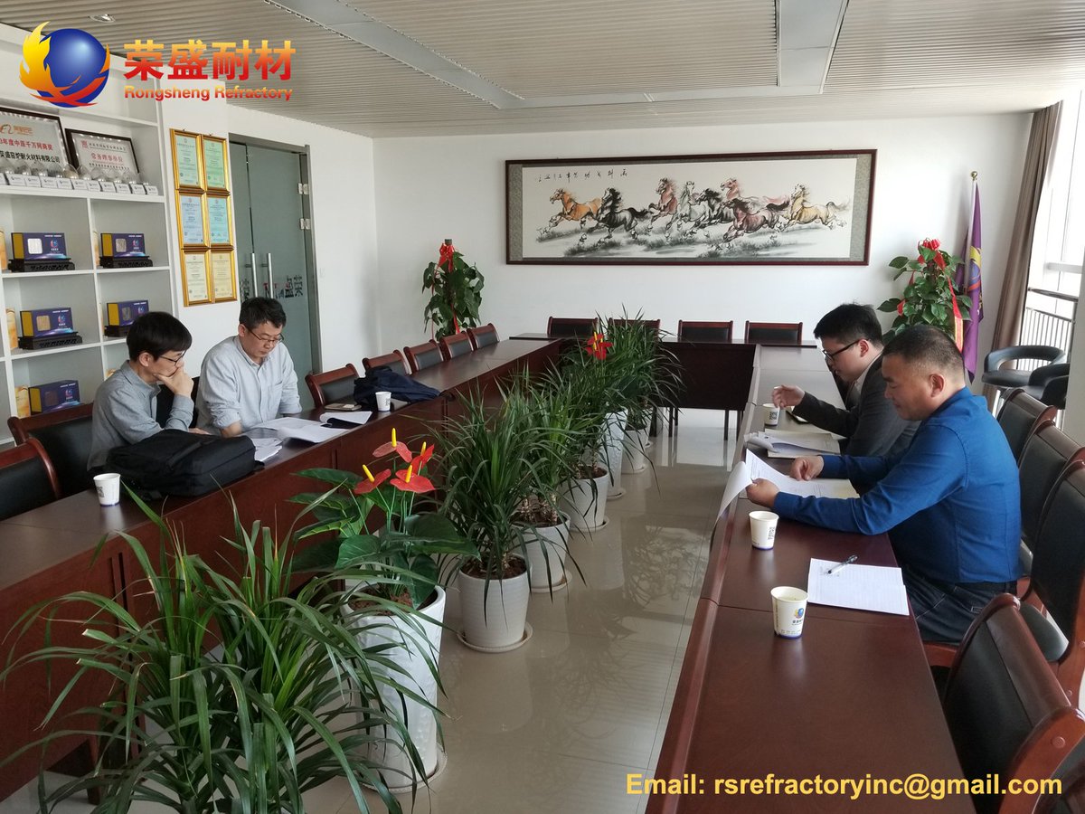 RSRefractory's tweet image. Sincerely welcome our customer from South Korea to visit our company #RongSheng #Refractory Inc..