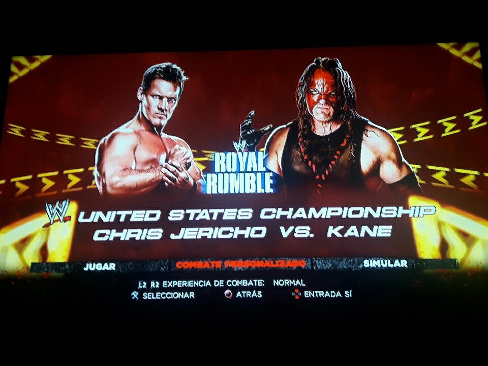 Salrez77's tweet photo. #Ready #PS3 #2Match @IAmJericho (C) vs @KaneWWE Single #IronManMatch 10 Min. #UnitedStatesChampionship #WWERoyalRumble https://t.co/hZSG0hS63M