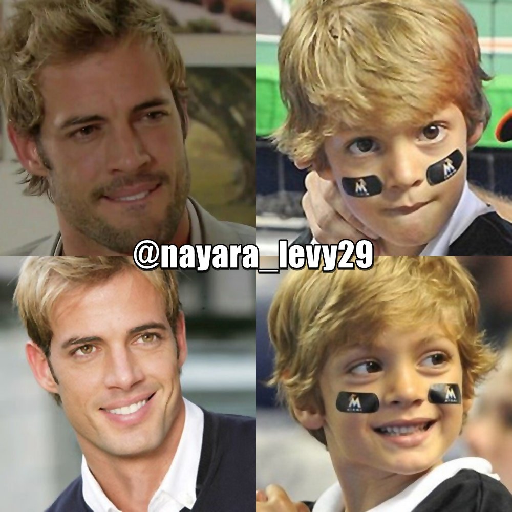 Como dos gotas de agua. <a href="/willylevy29/">William Levy</a> <a href="/Tophy19/">Christopher A. Levy</a> Waw la sangre no se niega , igualitos mis rubios bellos. 😍😍😍