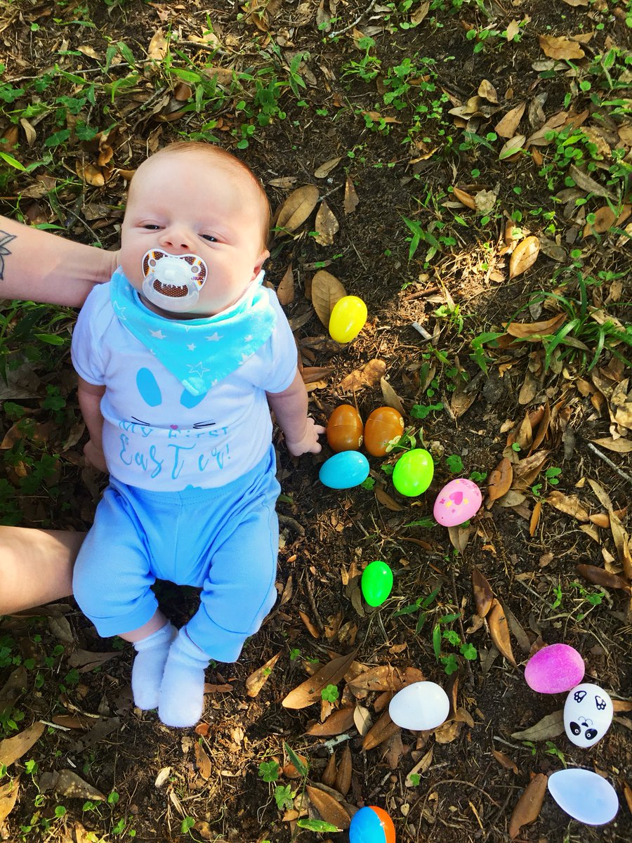 KenadeeLayne's tweet photo. Happy Easter from me , my handsome man and my sweet God son 🐣 https://t.co/l0bsboRr3F