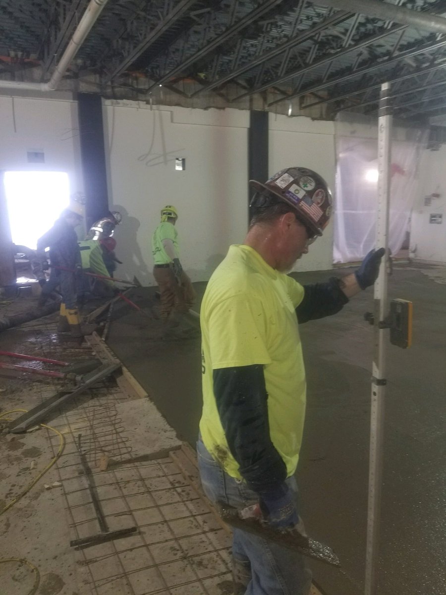 local692jatc's tweet photo. Cement Masons Local 692 Area 101f @ St. Francis University #construction #StFrancisuniversity #Local692 #Cementmason https://t.co/p6vVVnE009