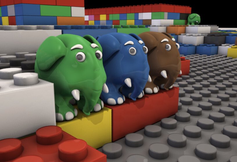 PicsinBricks's tweet photo. Who’s looking at you?! #lego #elephants https://t.co/prGUf8ABgE