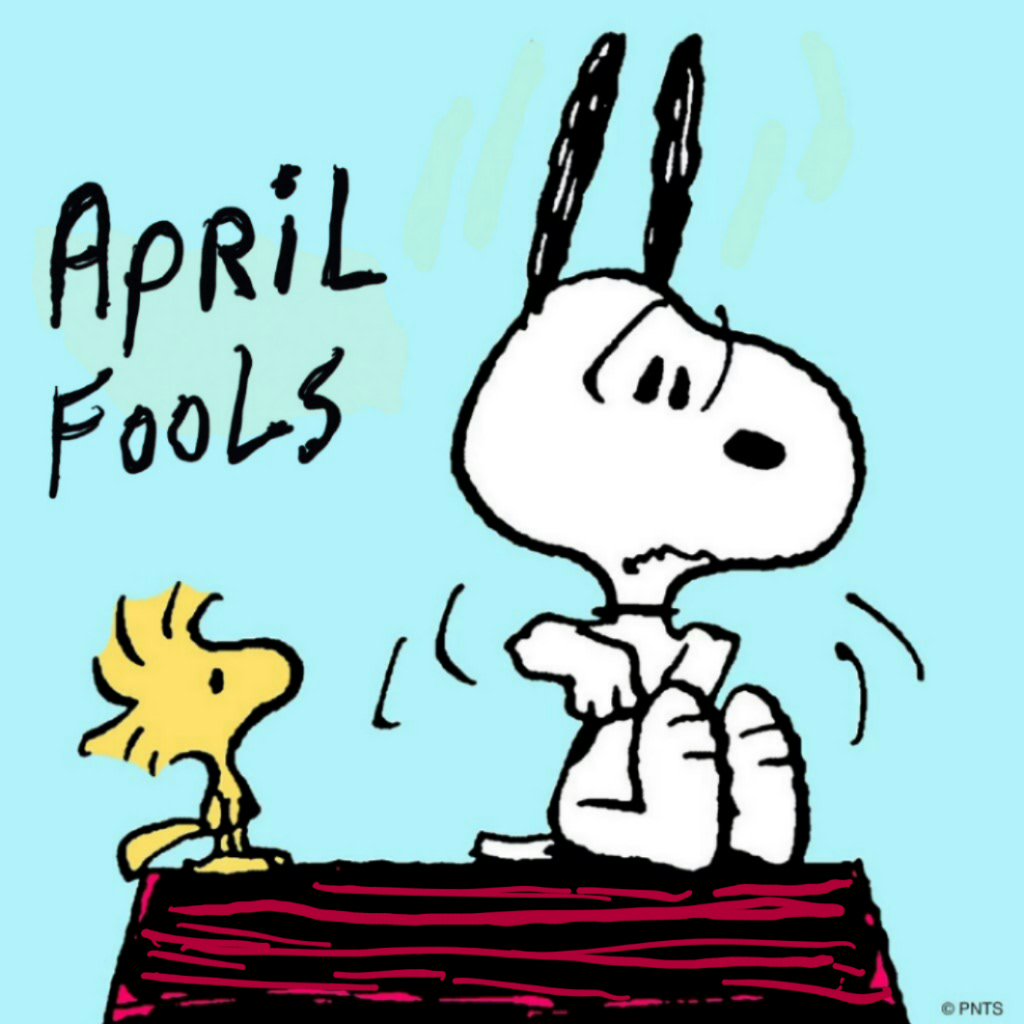 Snoopy Clip Art April Fools Day