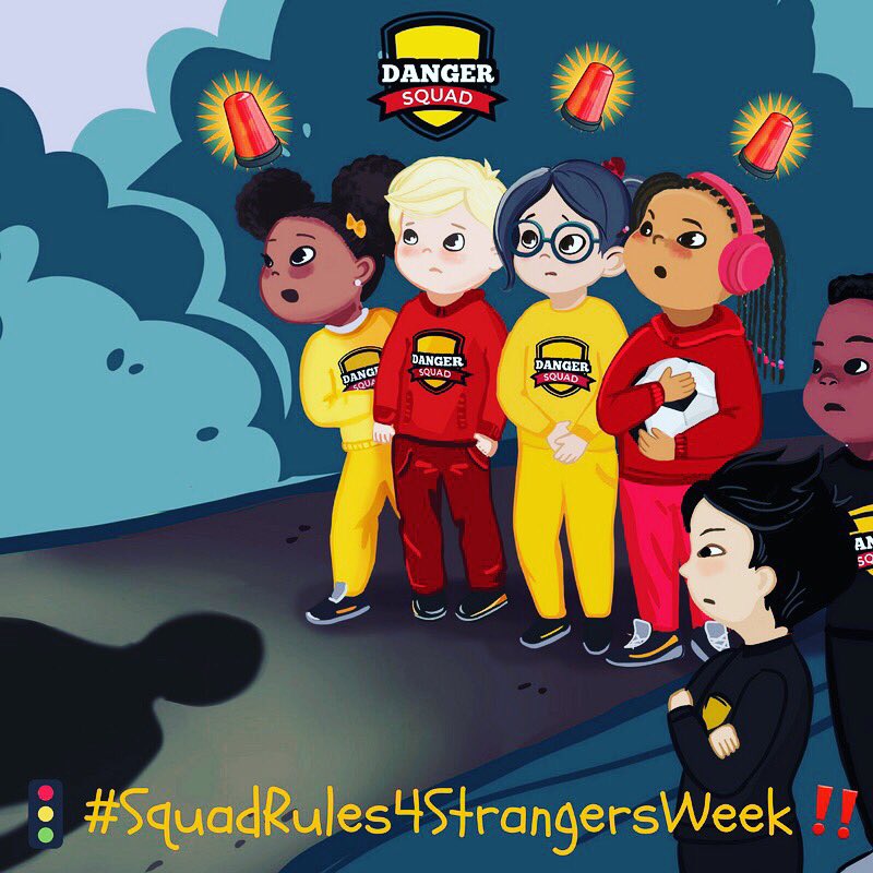 dangersquaddies's tweet image. This months Masterclass was requested by the grown-ups &amp;amp; is #squadrules4strangers ‼️✅⛑

👁 Shocking Squad Facts‼️
👁 Spot The Safe Person‼️
👁 The Answer is NO‼️
👁 Yell Run Tell‼️

#squadrules #strangers #preparednotscared #ukedchat #parents #children⛑🚓🚑🚒🚦⚠️🚨