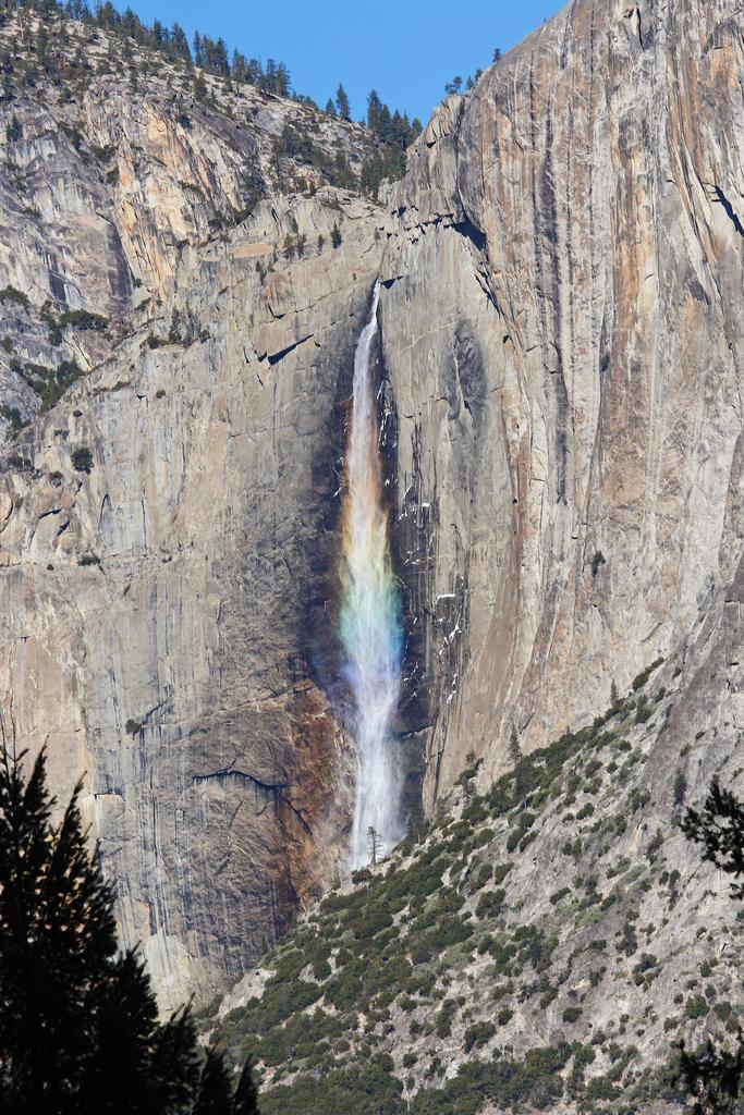 DailyNatureshot's tweet image. Rainbow Yosemite Falls [3456x5184] [OC] #nature