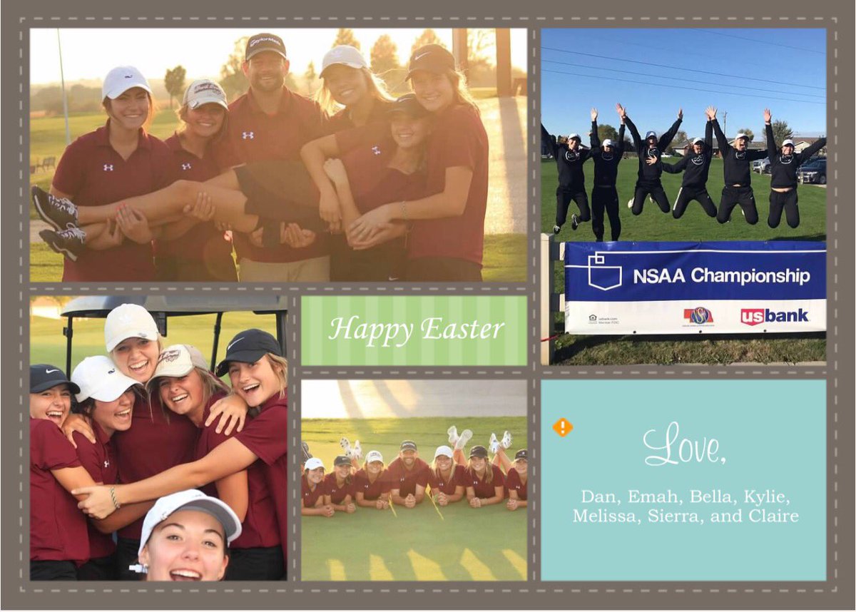 Happy Easter from your favorite girls golf team!!