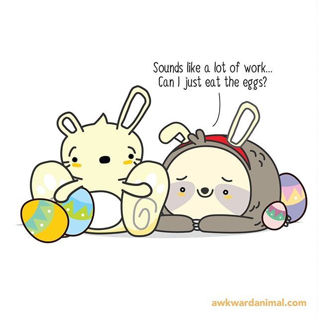 Happy Easter from Awkward Animal! 🐇🎉🥚 ift.tt/2H3AxAY