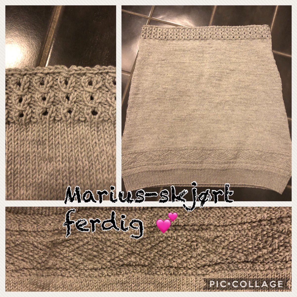 maljos87's tweet photo. Marius-skjørt til megselv er ferdig 😍#mariusstrikk #mariusskjørt #marius #garnius #drops #dropsmerinoextrafine #lysgrå #vrangstrikk #flettestrikk #egostrikk #vårprosjekt #skirt #skjørt #knit #knitting #knitstagram #knittingproject #knittingismyyoga #knitwear #knitter https://t.co/gYkxSBRpgh