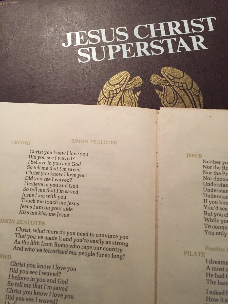 baschofield's tweet image. #JesusChristSuperstarLive Yes this is as good as the original.