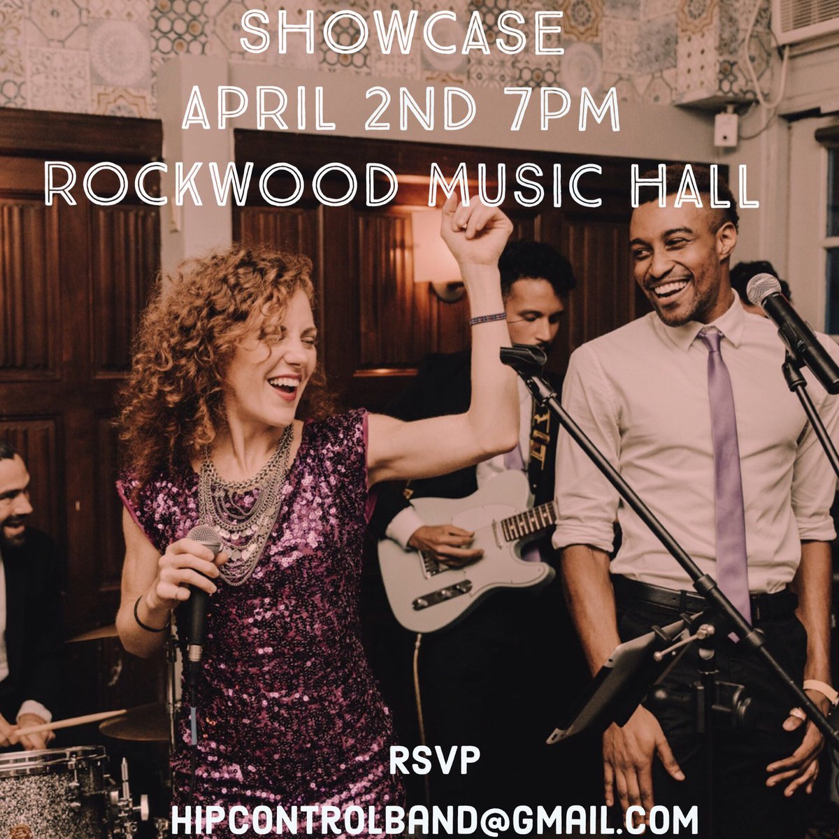 HipControl's tweet photo. Do you think music is THE most important thing in a party? We do too. Come see us play tomorrow at @RockwoodNYC Stage 2, 7pm sharp. We'll welcome the Spring &amp; make you dance. Happy Easter!! 🐇🐣 https://t.co/oUCHZ0IfuO