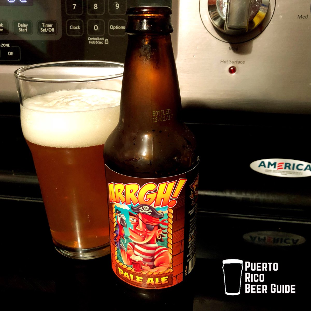 PRBeerGuide's tweet photo. Another from @lostcoastbrewer Arrgh Pale Ale - American style Pale Ale with a ABV of 5.2% - smooth and drinkable π #puertorico #craftbeer #craftbeerpr #beerlovers #beerloverspr #beer @craftbeer_pr #PRBeerGuide #prbeer #craftbeerlife #beergeek #craftbrewery https://t.co/foKNbuivdE