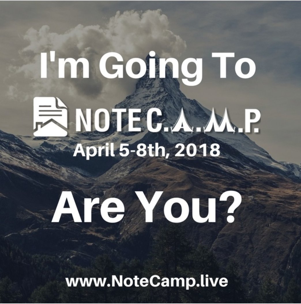 wjgriesmer's tweet photo. Many of you have asked me about my note investing adventure. This weekend is NoteCAMP. If you want to learn, this is a great place to start! #notecamp5 #weclosenotes #scottcarson https://t.co/bDh8RVPyNJ