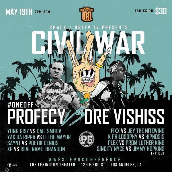 k_sas23's tweet photo. Yoooooooo! CALI WHAT UP!!! 💪🏽🔥🔥🔥 Going down May 19th, at The Lexington Theatre!
@DreVishiss @YungGrizNES @JPCaliSmoov @Hipnosis206808 @xpdabestkeptseq @PromLutherKing @kgthepoet @Bradd_Spit
#Urltv #UrlWest #Civilwar #TeamNw https://t.co/Fi55ravAxc