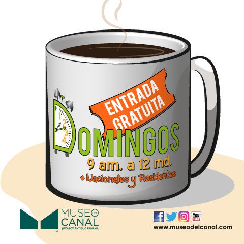 CulturaArtePTY's tweet photo. Entrada Gratuita al Museo del Canal (DOMINGOS) De 9:00am a 12:00md. https://t.co/fvoCJ85ZvP