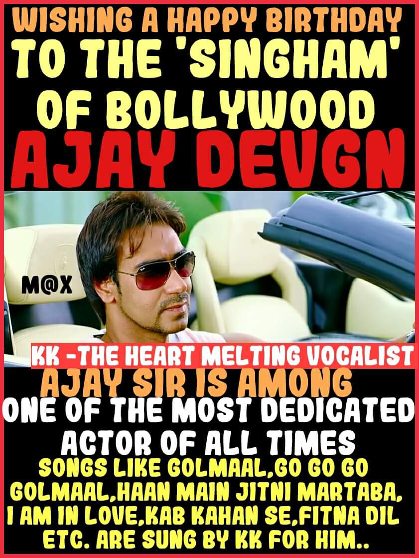 Happy Birthday Ajay Devgn 